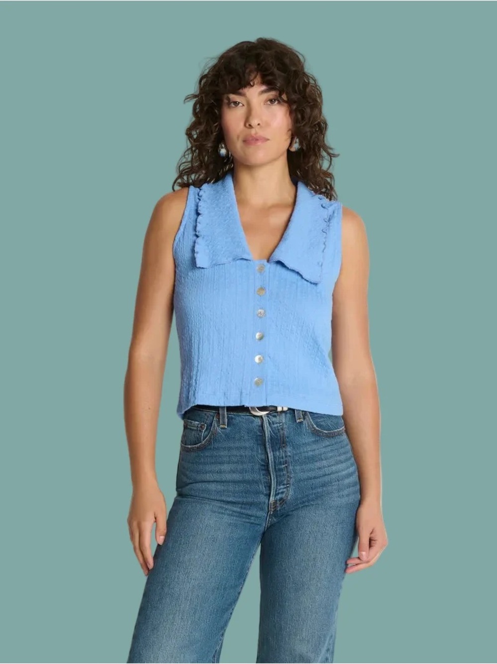 Nation LTD - Rae Collared Tank
